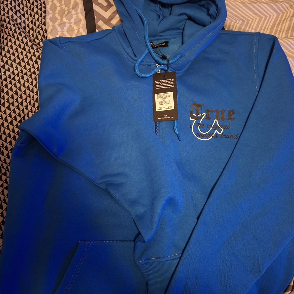 True Religion Vibrant Blue Pullover